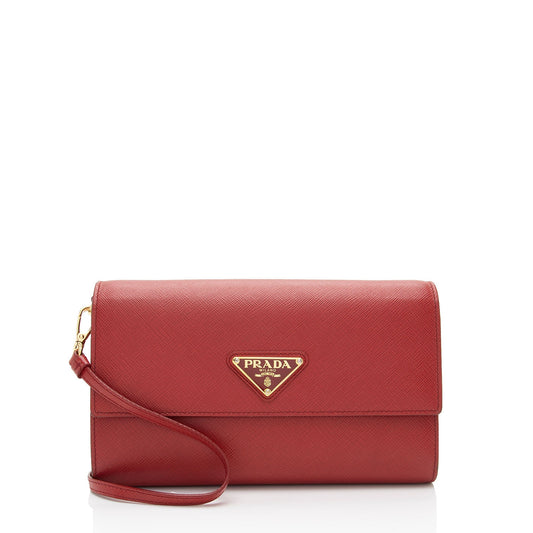 Prada Saffiano Wallet on Chain Bag (SHF-yvFVnz)