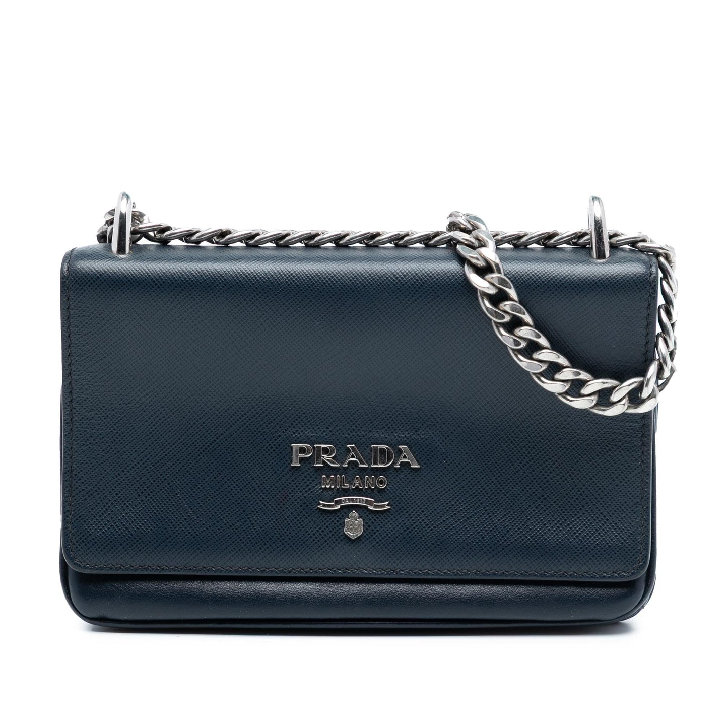 Prada Saffiano and City Calf Chain Crossbody