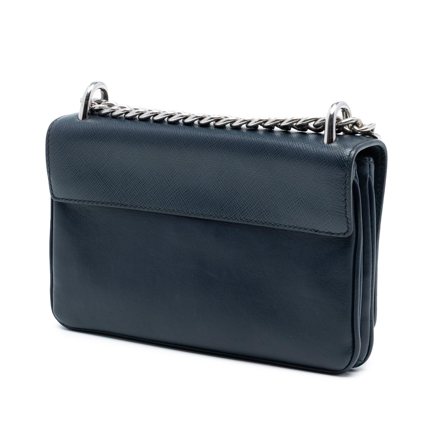Prada Saffiano and City Calf Chain Crossbody