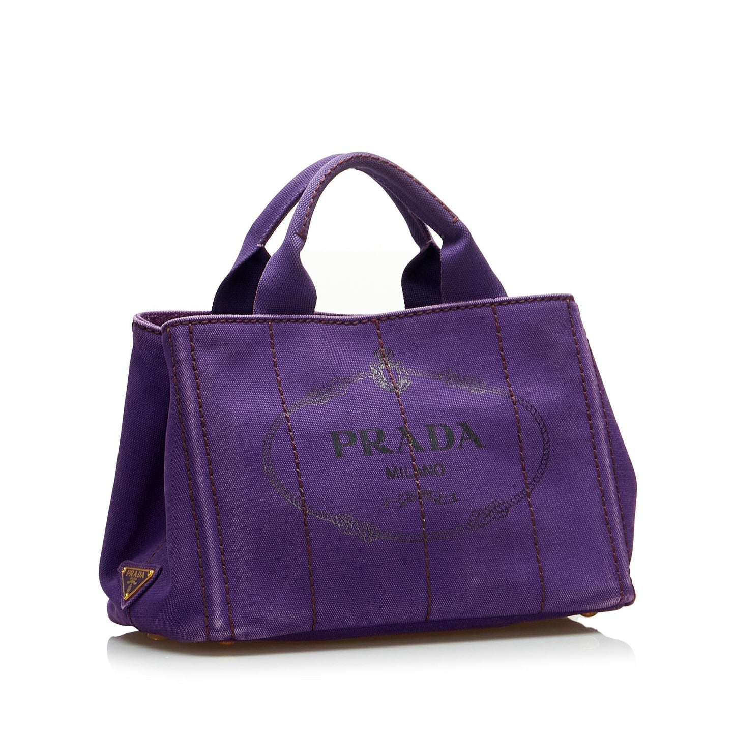 Prada Small Canapa Logo Satchel (SHG-oeVbeC)