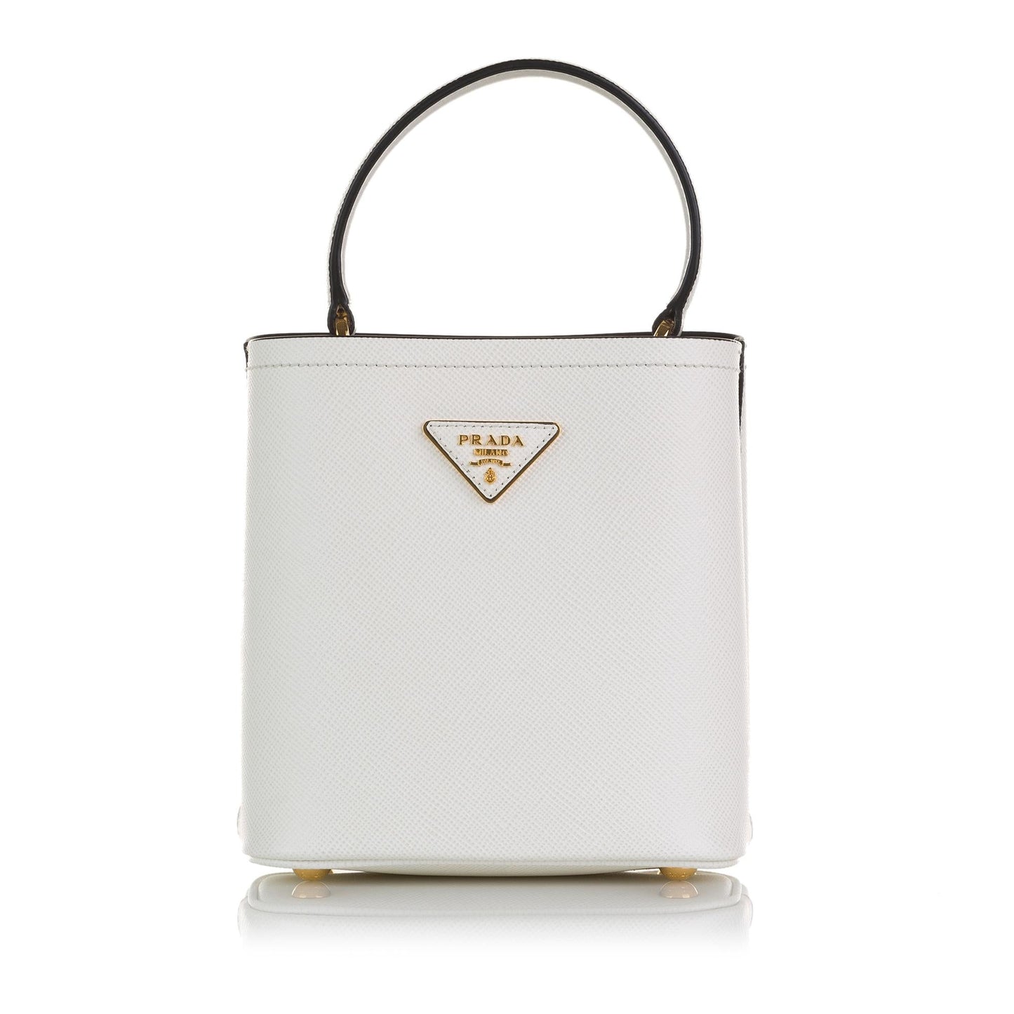 Prada Small Saffiano Cuir Panier (SHG-37743)