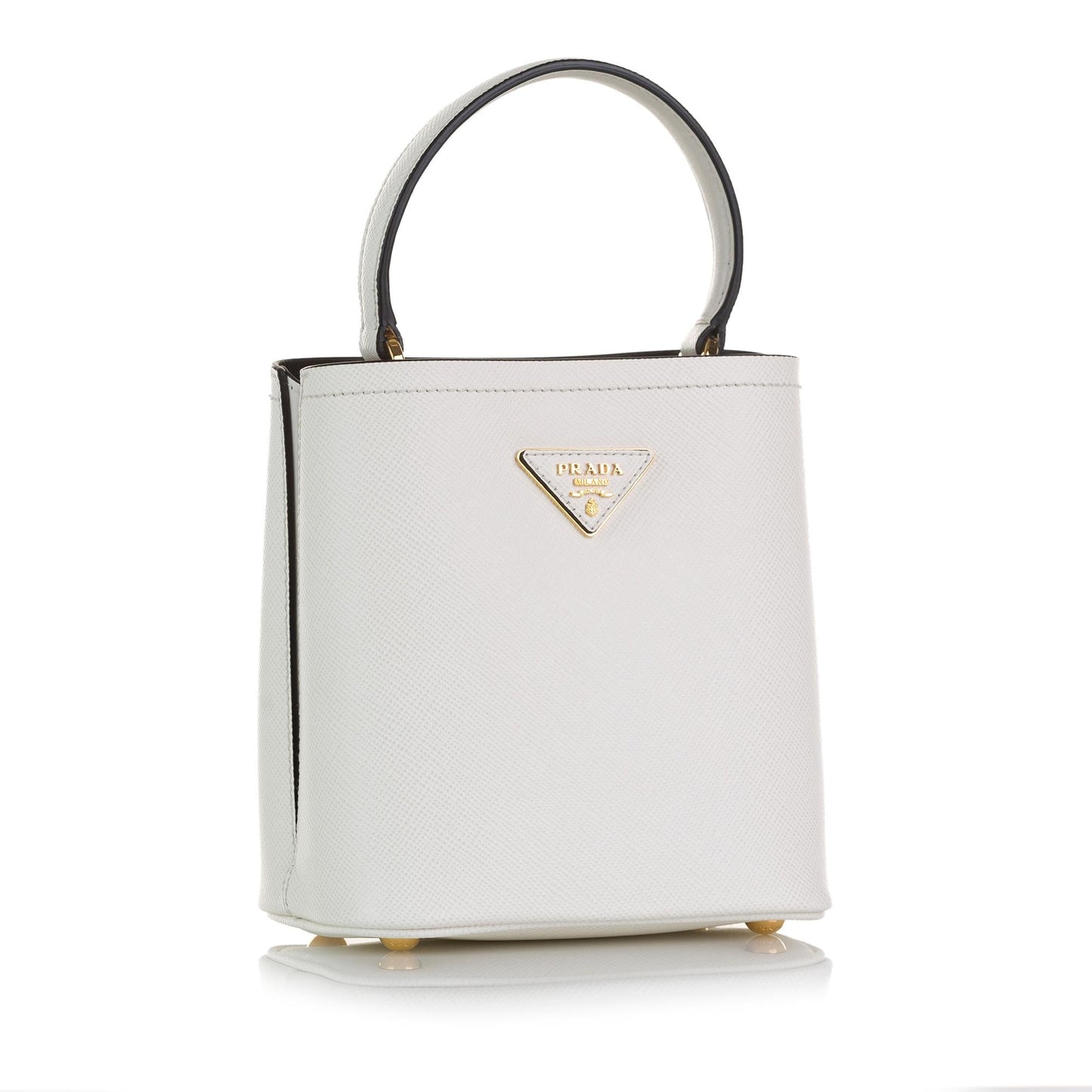 Prada Small Saffiano Cuir Panier (SHG-37743)
