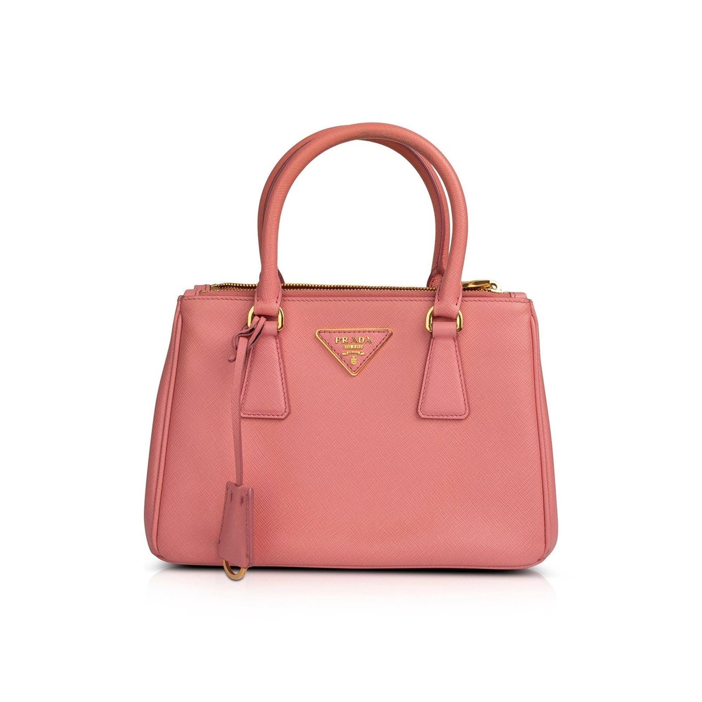 Prada Small Saffiano Lux Galleria Double Zip Tote
