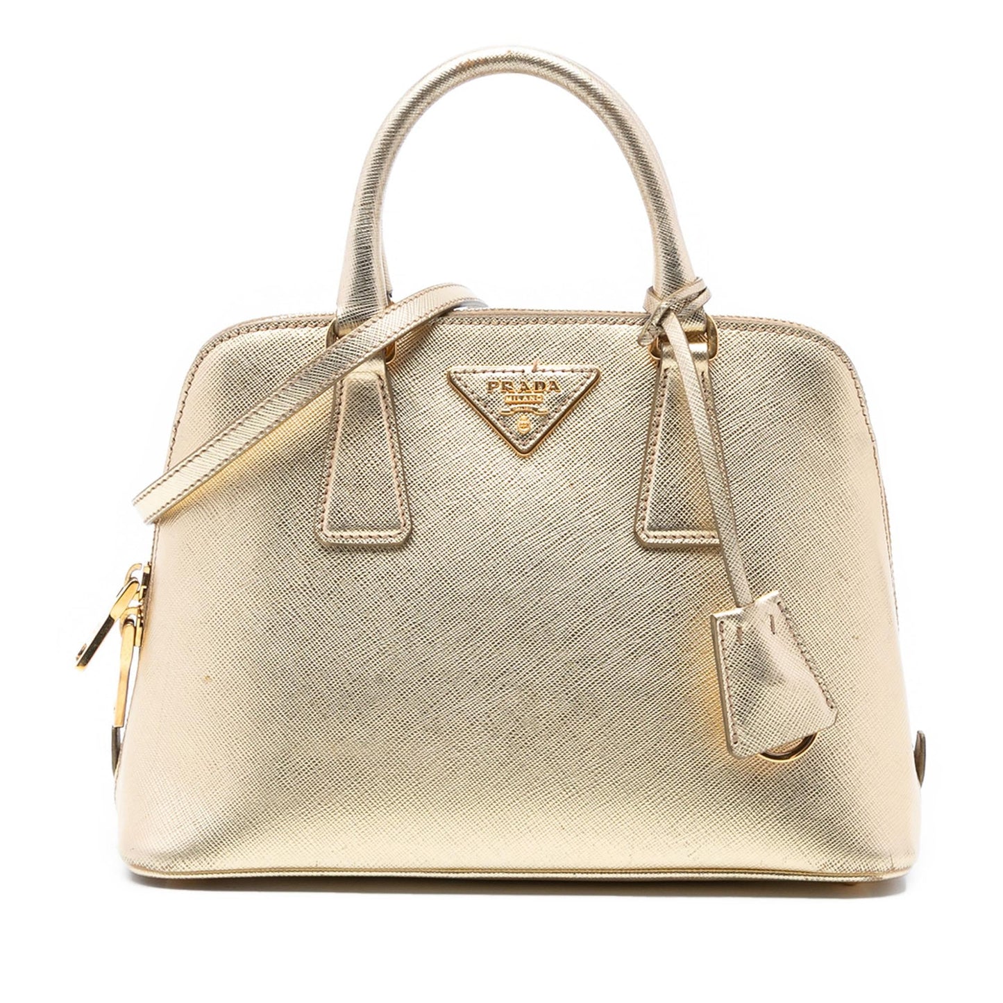 Prada Small Saffiano Lux Promenade Satchel