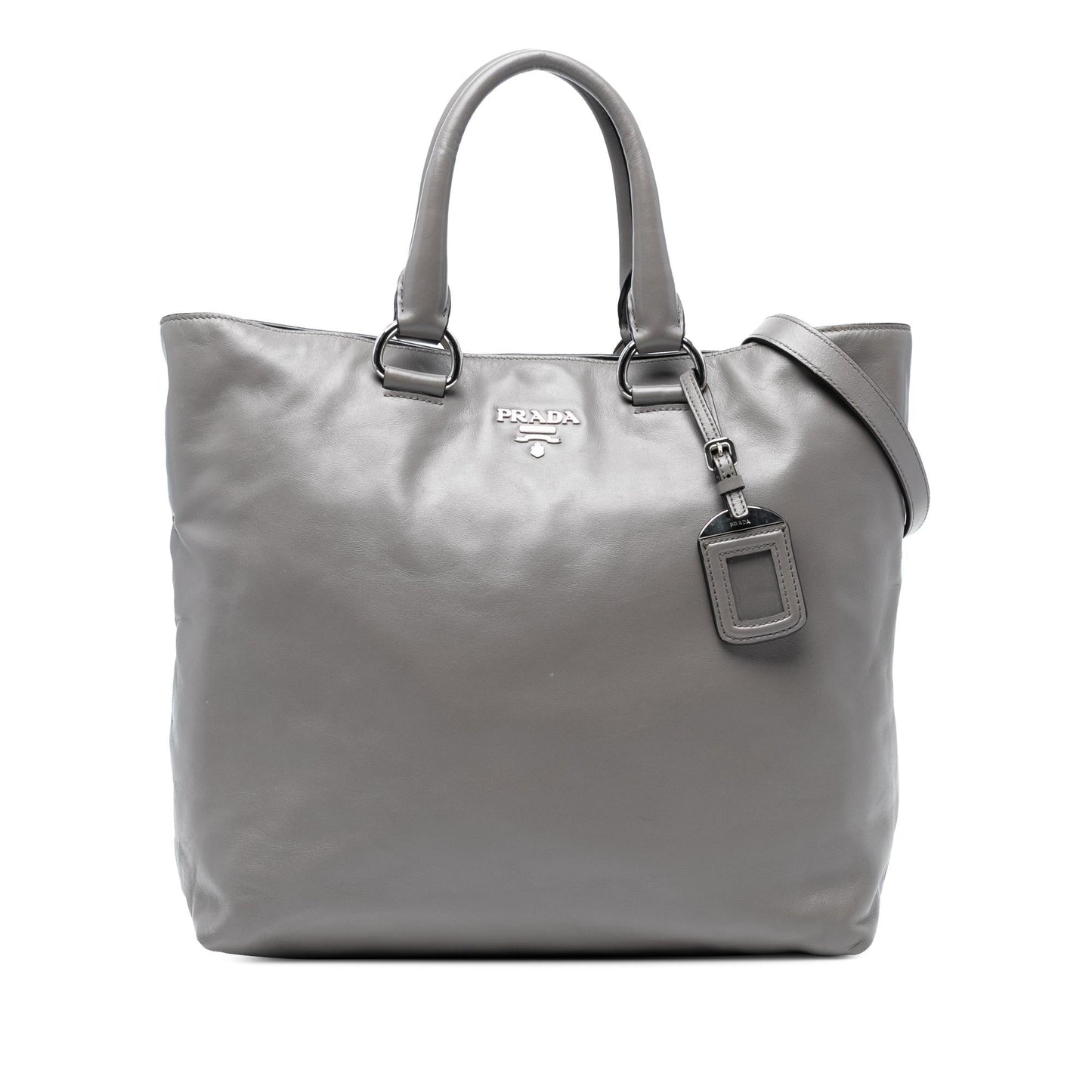 Prada Soft Calf Open Convertible Tote