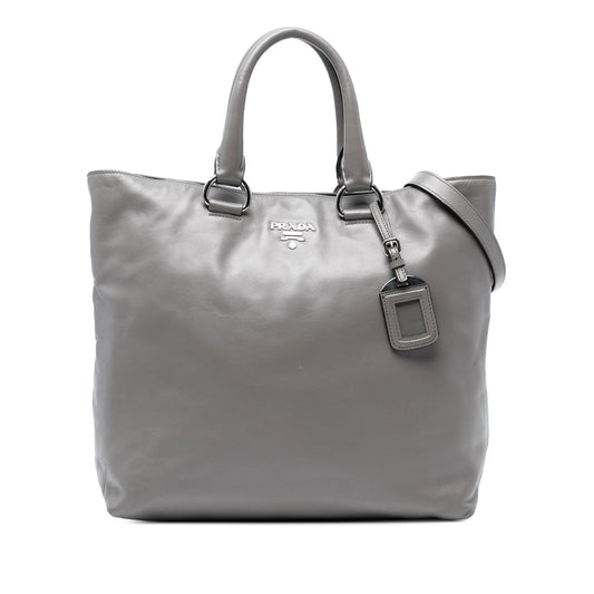 Prada Soft Calf Open Convertible Tote