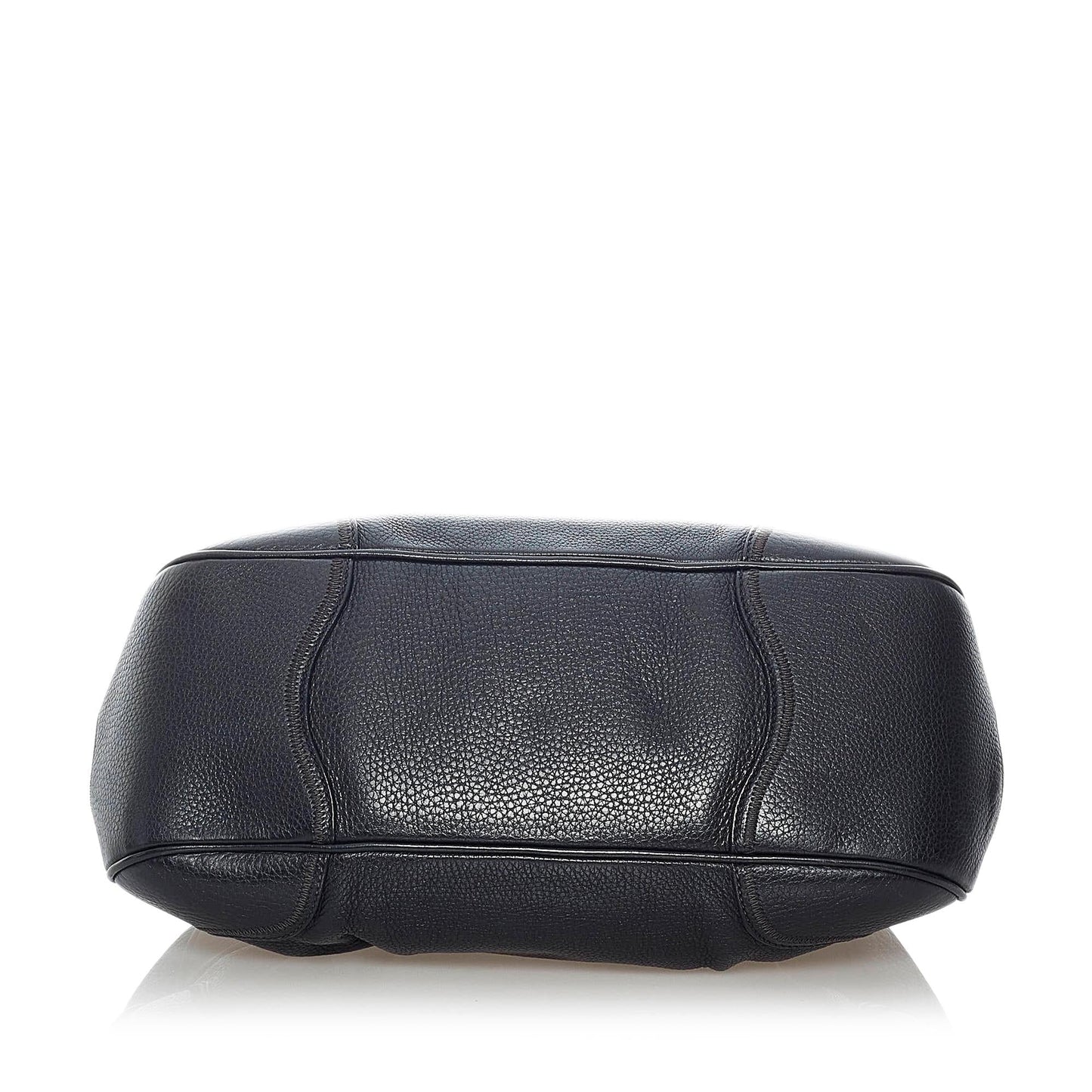 Prada Sound Lock Leather Shoulder Bag (SHG-31380)