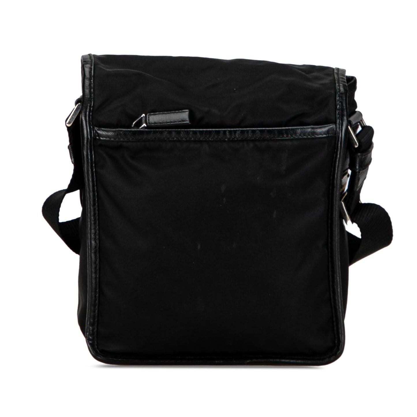 Prada Tessuto Buckle Messenger Bag