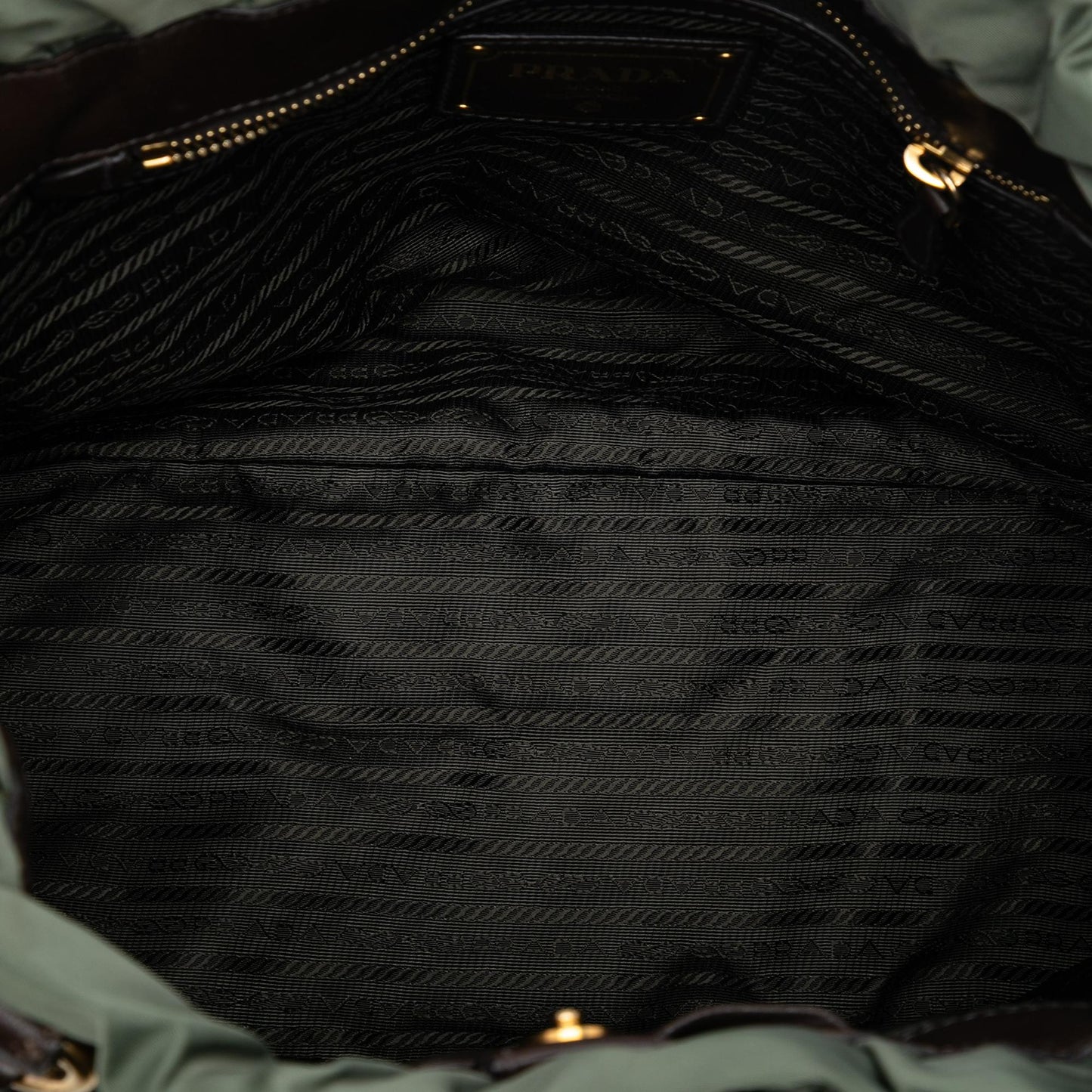 Prada Tessuto Canapa Logo Satchel