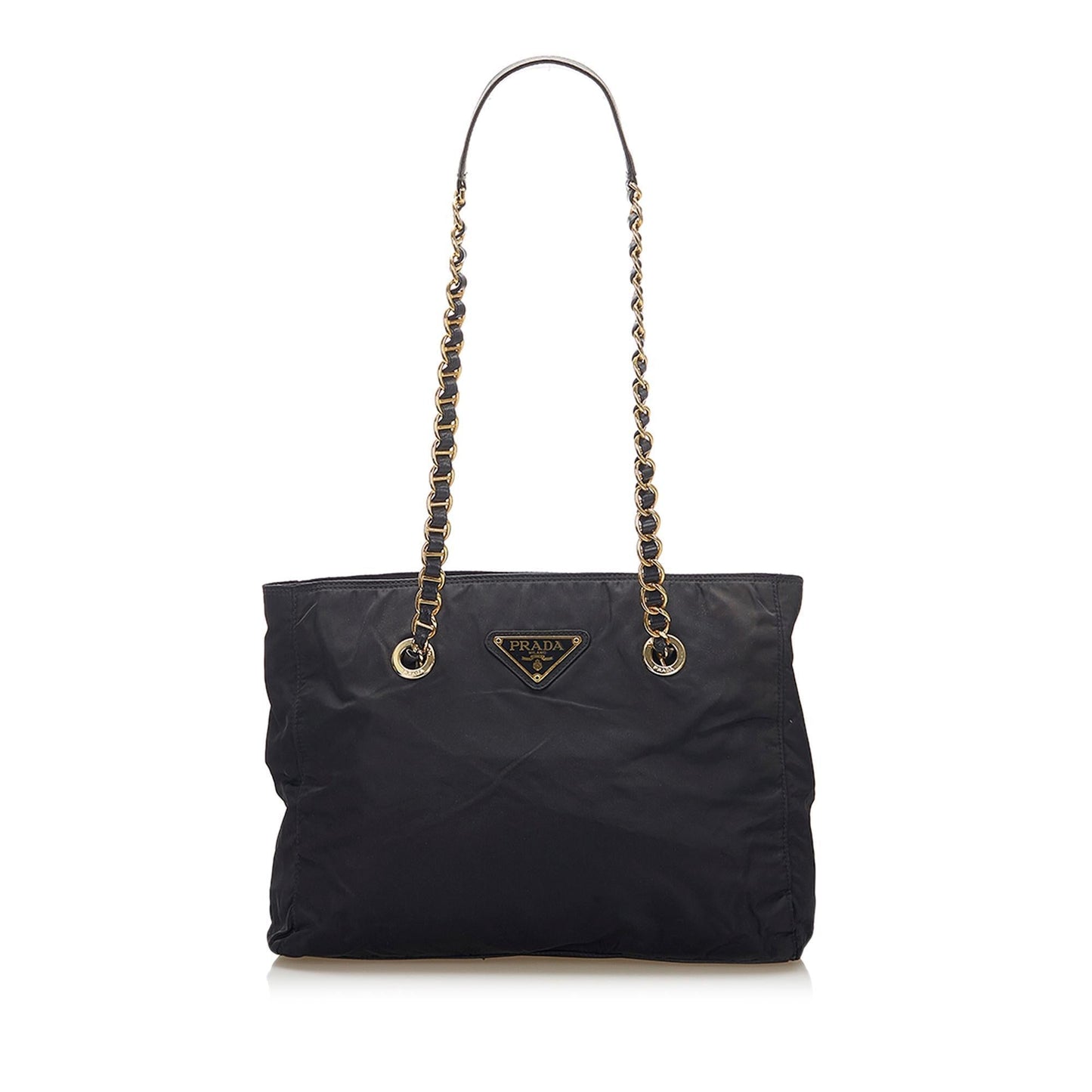 Prada Tessuto Chain Tote Bag ( )