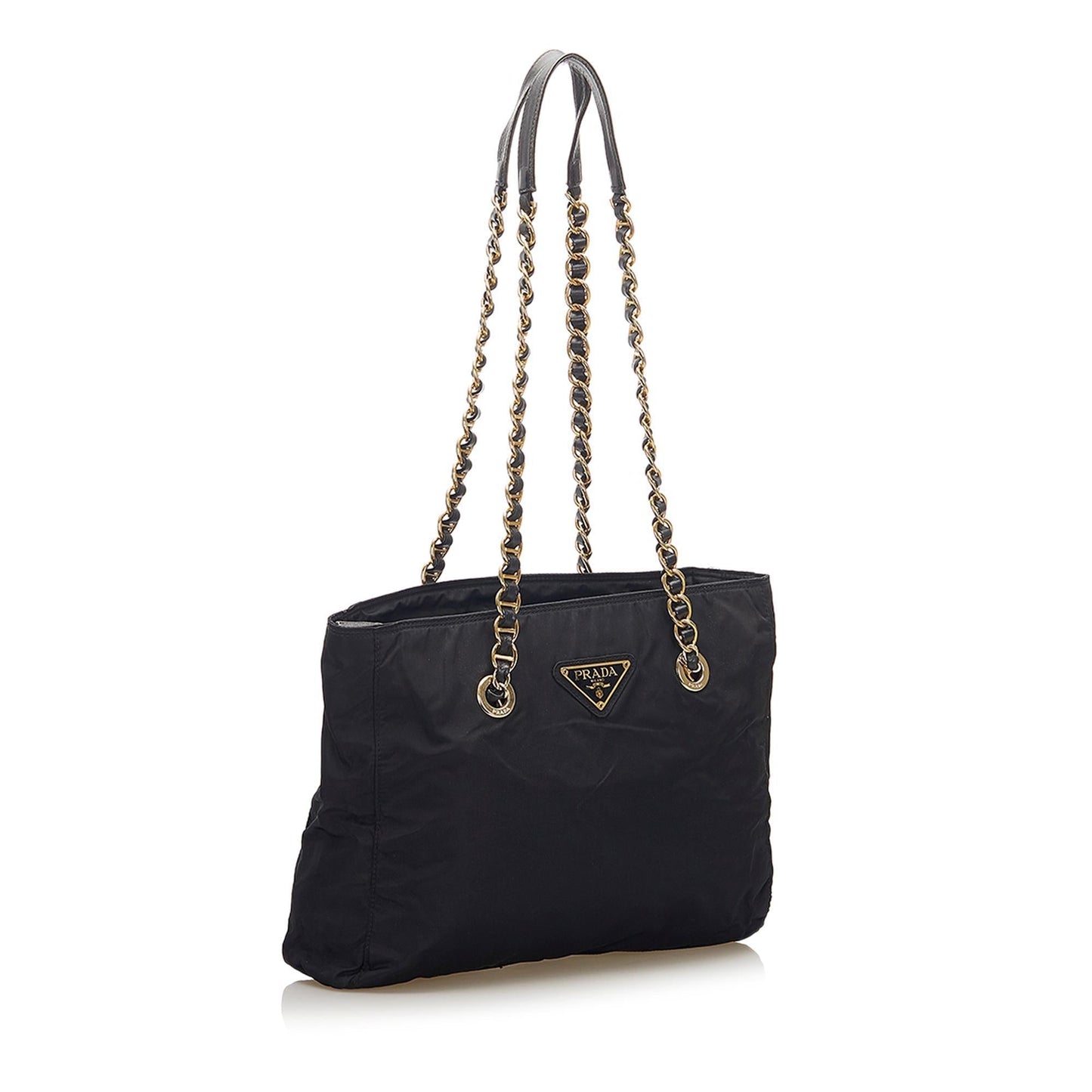 Prada Tessuto Chain Tote Bag ( )