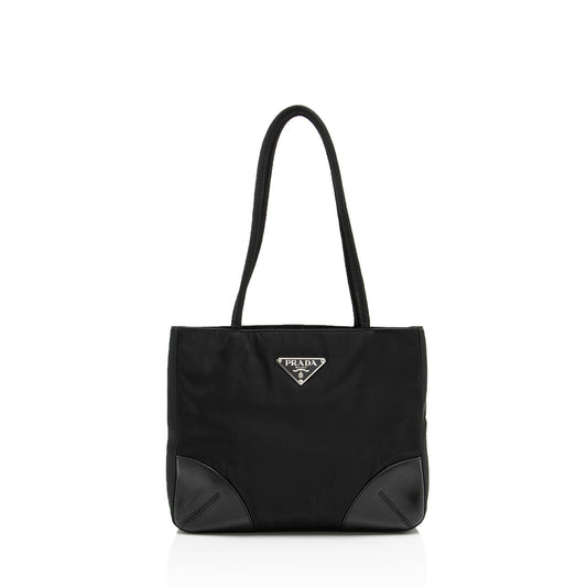 Prada Tessuto Easy Zip Top Small Tote