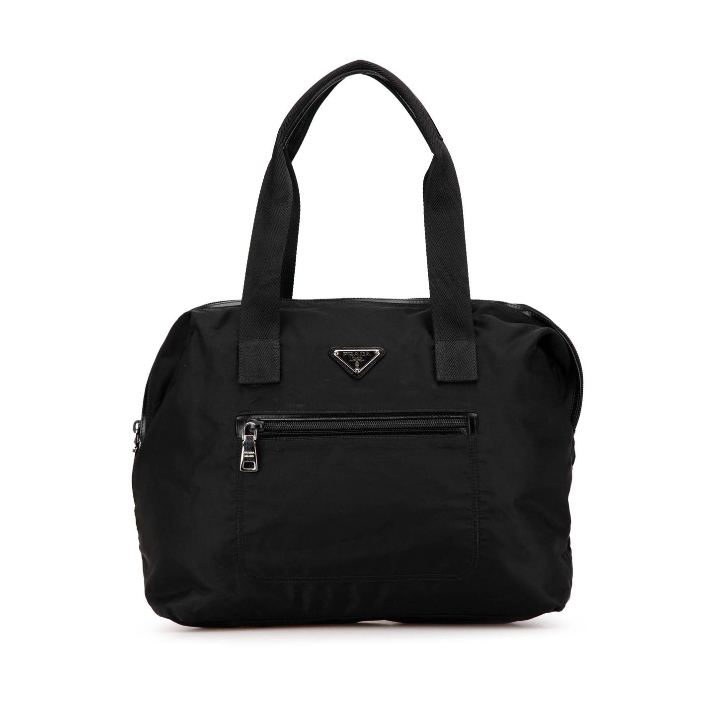 Prada Tessuto Front Zip Handbag
