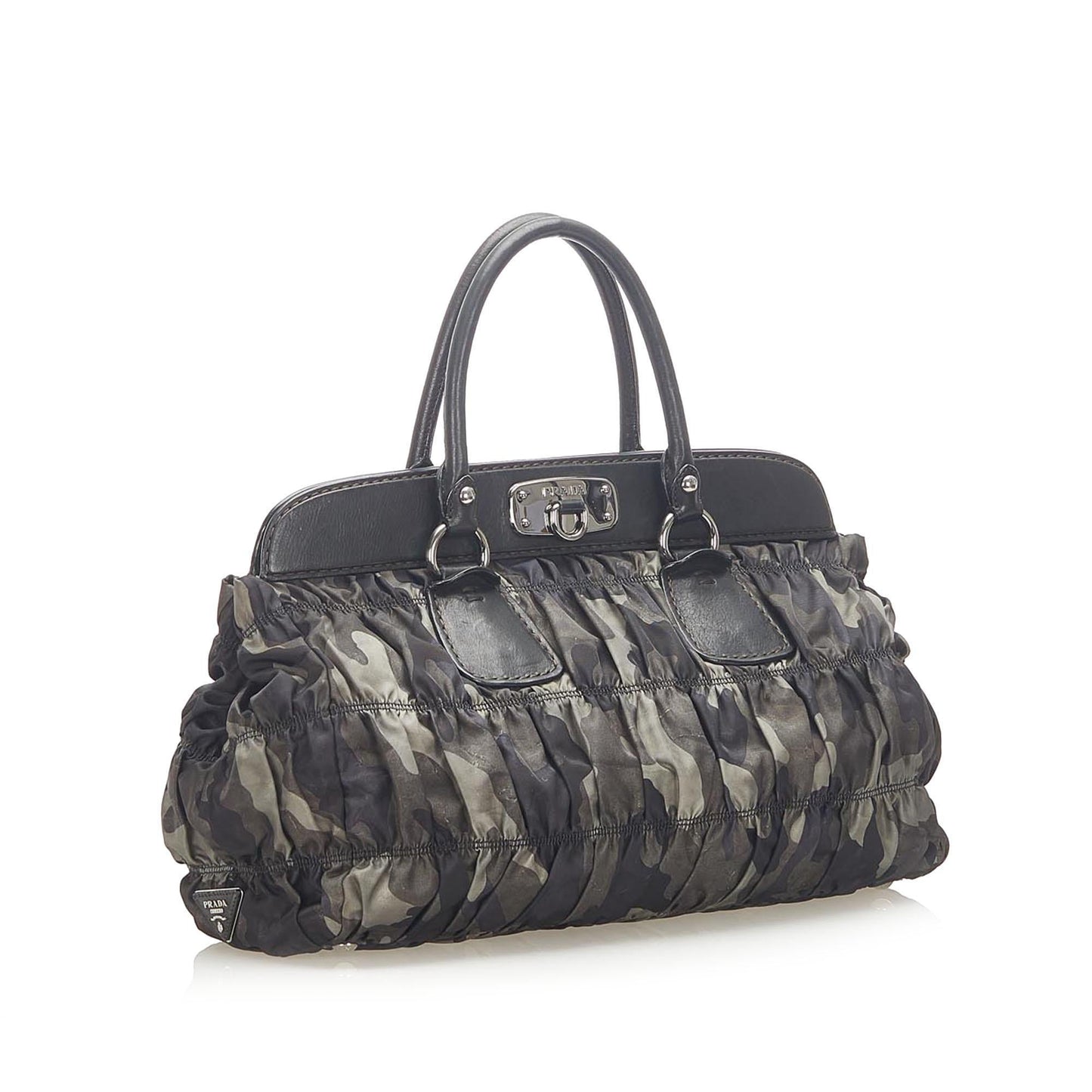 Prada Tessuto Gaufre Camouflage Tote Bag ( )
