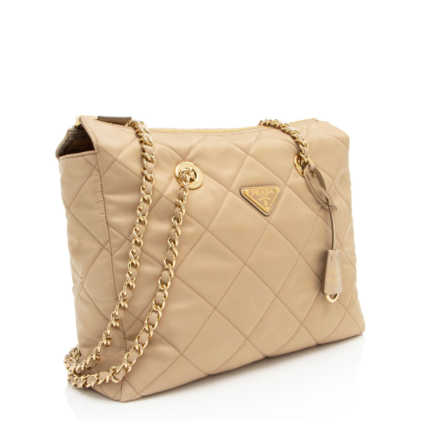 Prada Tessuto Impunturato Re-Edition 1995 Chain Medium Shoulder Bag