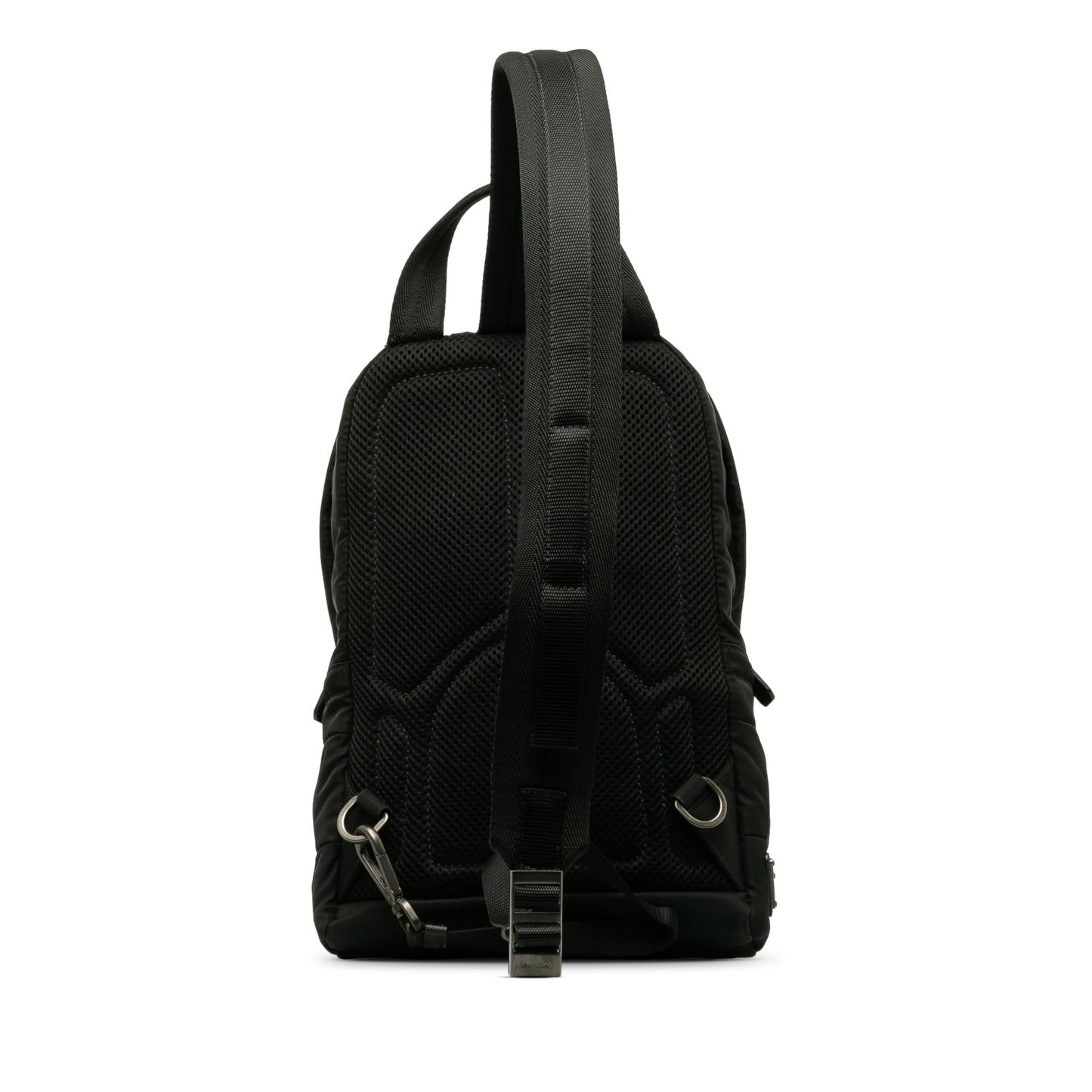 Prada Tessuto Logo Patch Crossbody Bag (SHG-E8Fn5r)