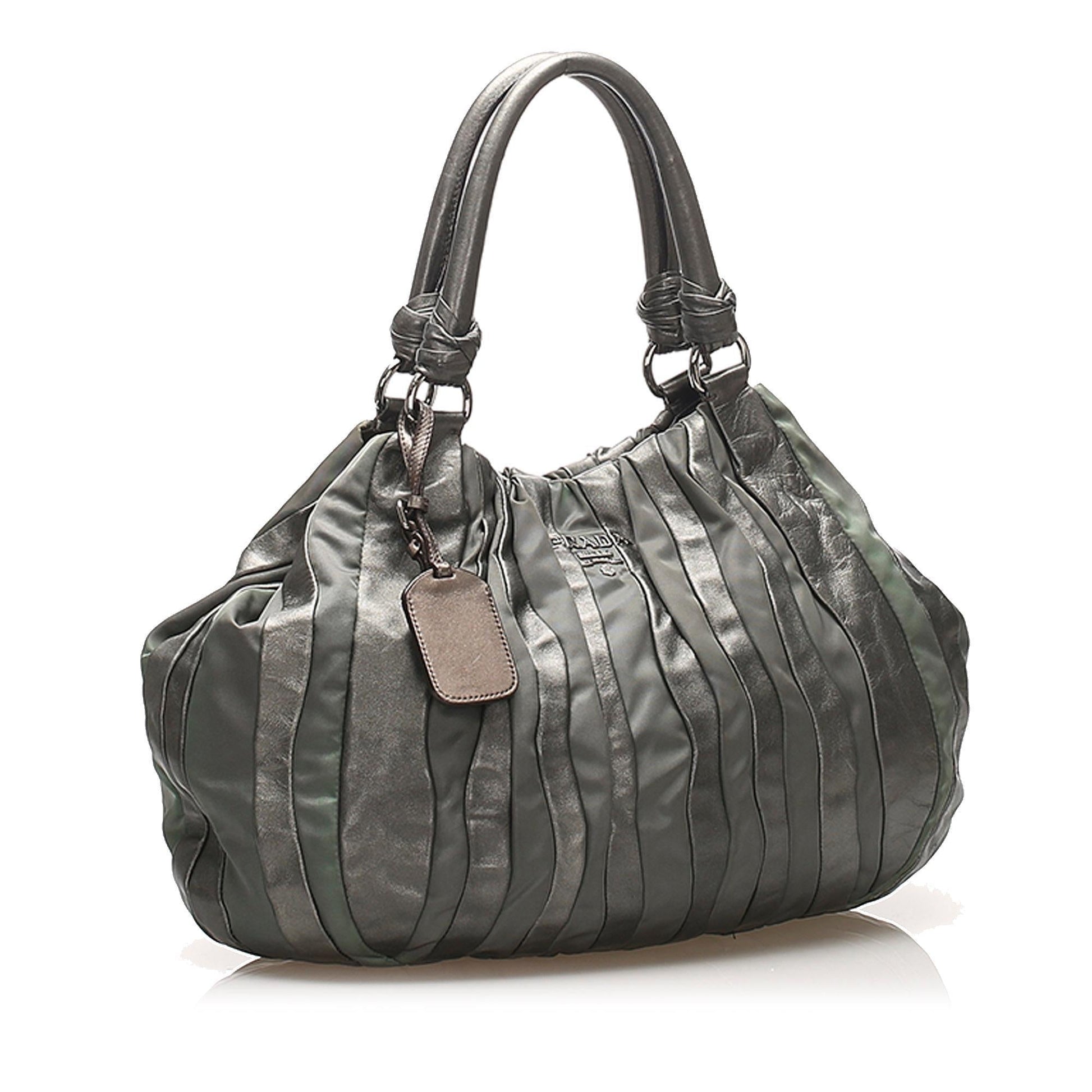 Prada Tessuto Nappa Waves Tote Bag ( )