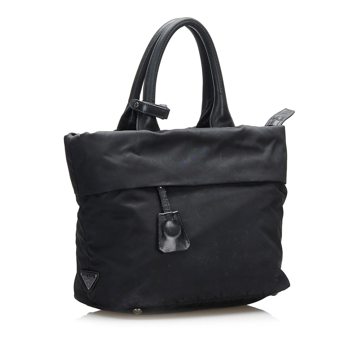 Prada Tessuto Reversible Satchel (SHG-ulU4Wd)