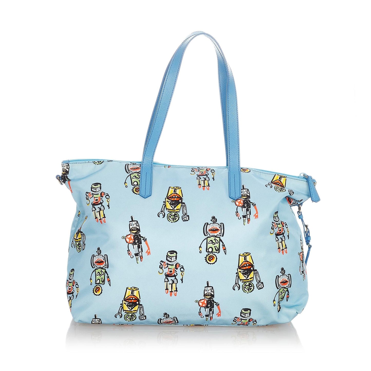 Prada Tessuto Robot Satchel (SHG-D0XqIA)