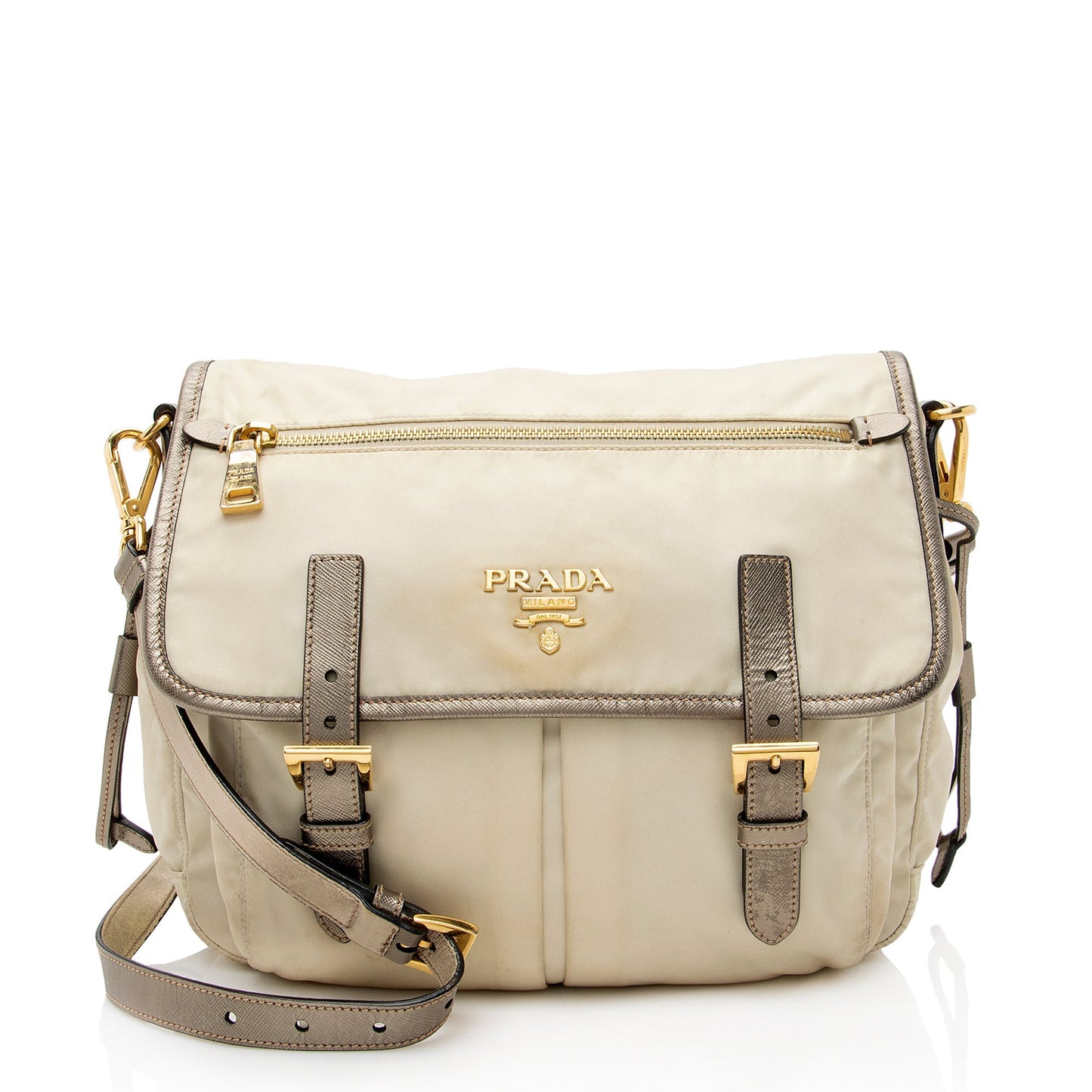 Prada Tessuto Saffiano Messenger Bag (SHF-22207)
