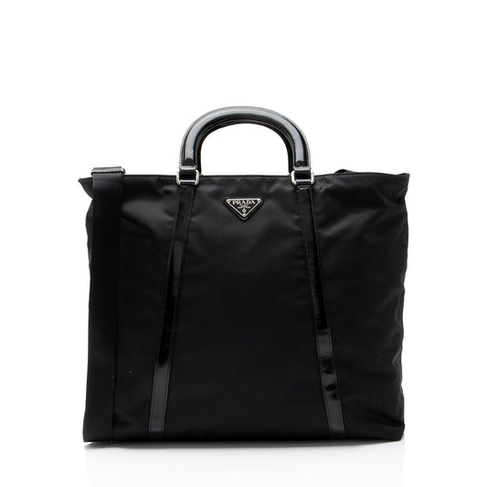 Prada Tessuto Spazzolato N/S Tote