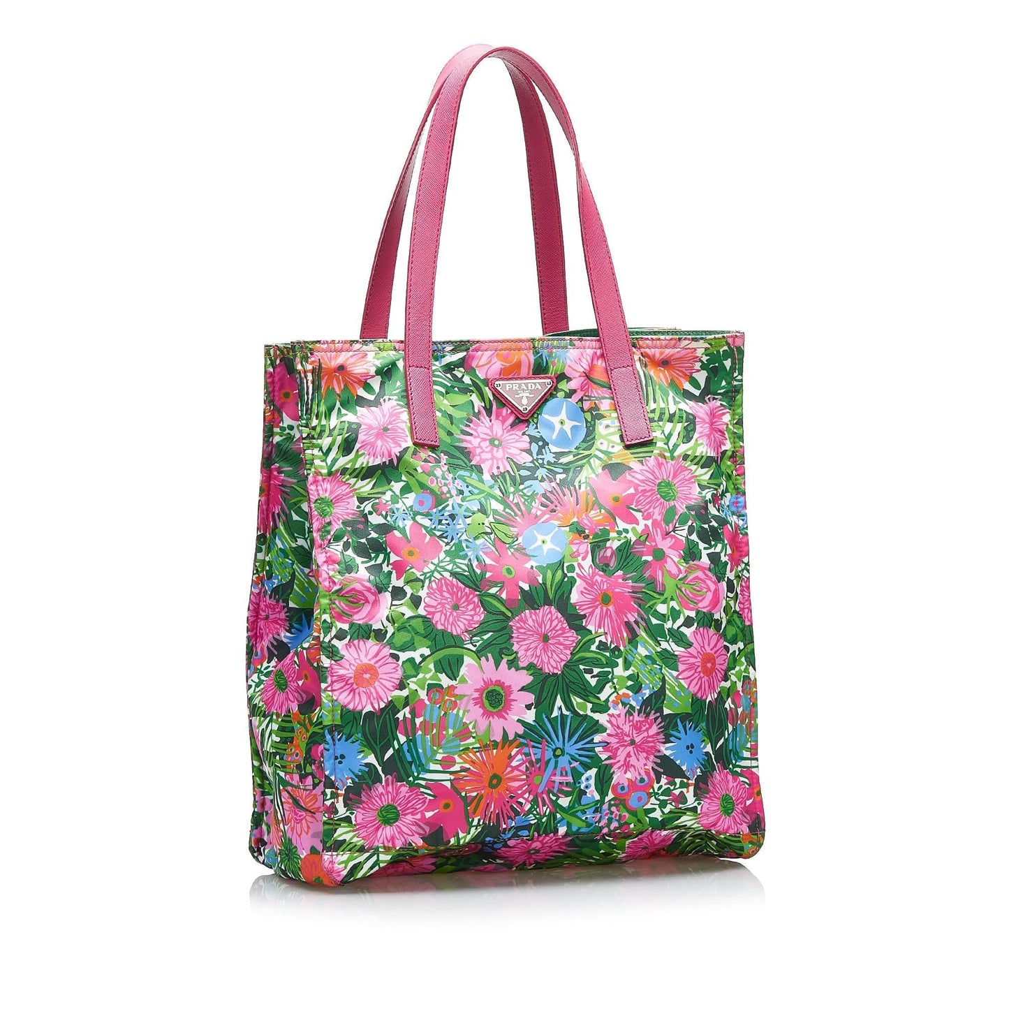 Prada Tessuto Stampato Floral Tote (SHG-Cplf3X)