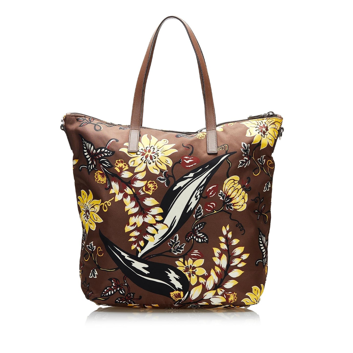 Prada Tessuto Stampato Satchel (SHG-37747)