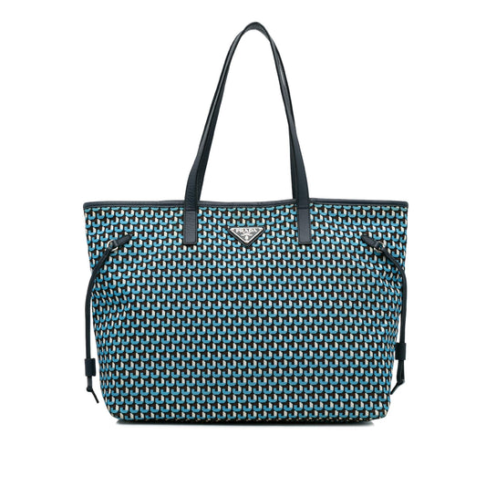 Prada Tessuto Stampato Tote (SHG-CaJDZn)