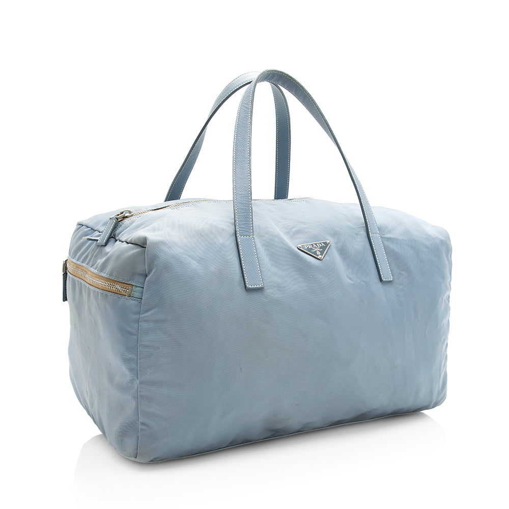 Prada Tessuto Vernice Small Duffle Bag - FINAL (SHF-19525)