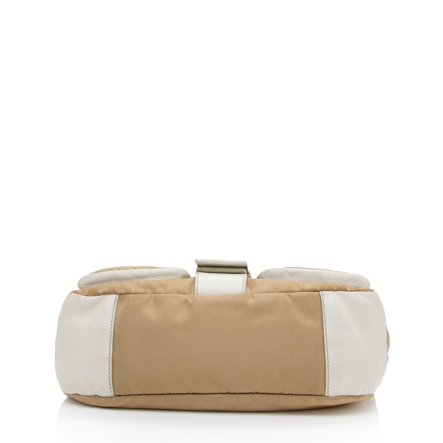 Prada Tessuto Vitello Buckle Flap Bag (SHF-8sD7HX)