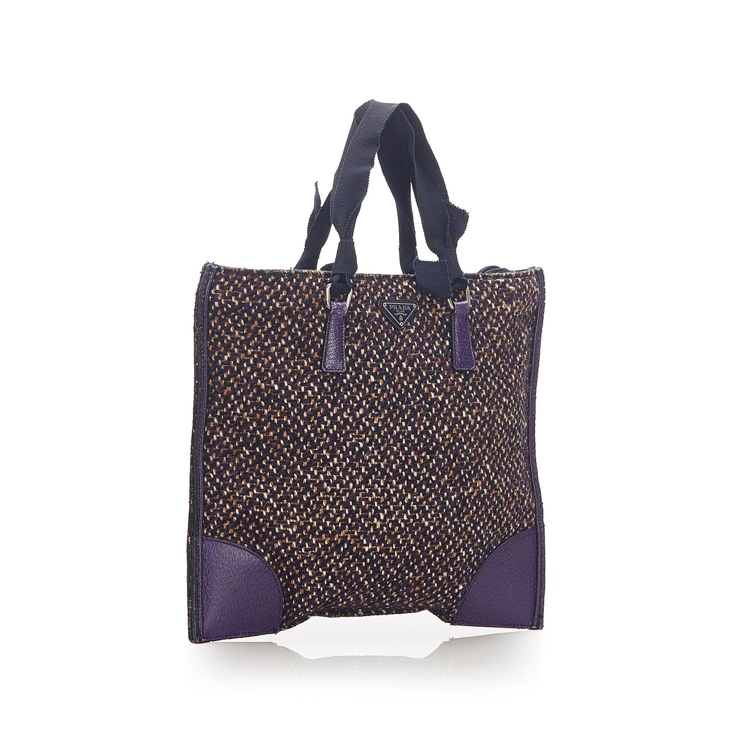 Prada Tweed Tote Bag ( )