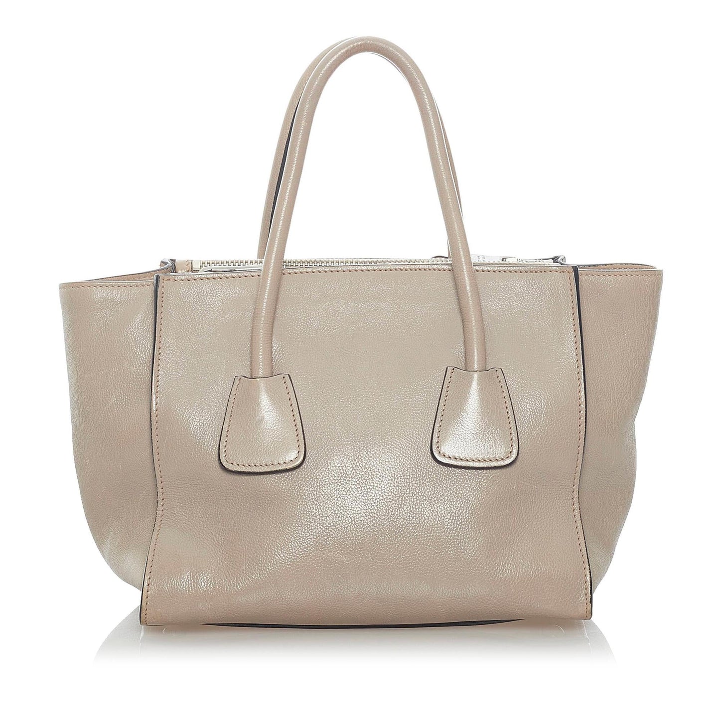 Prada Twin Pocket Leather Satchel (SHG-33124)
