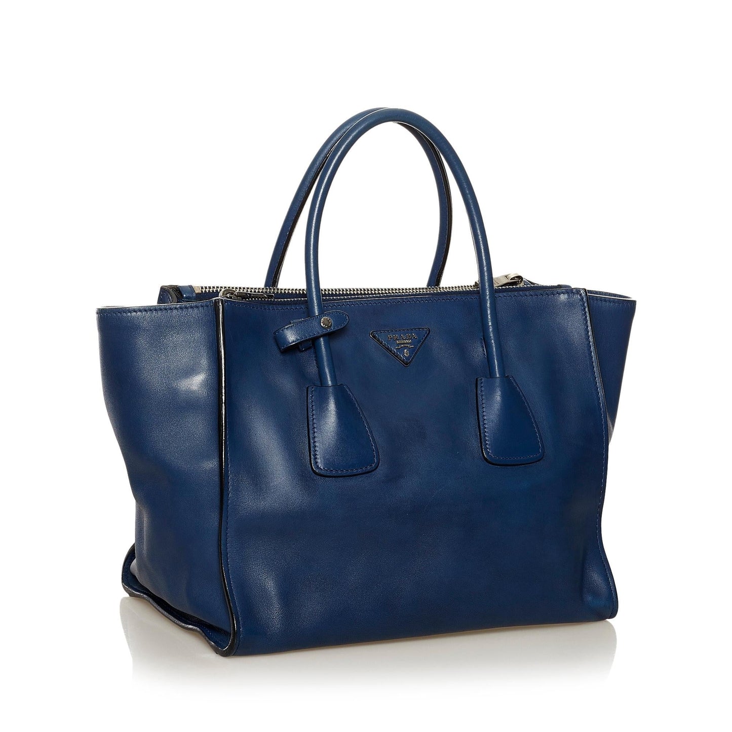 Prada Twin Pocket Leather Satchel (SHG-34547)