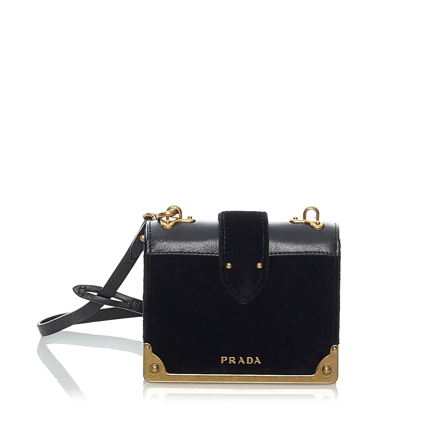 Prada Velluto Cahier Crossbody Bag (SHG-29961)