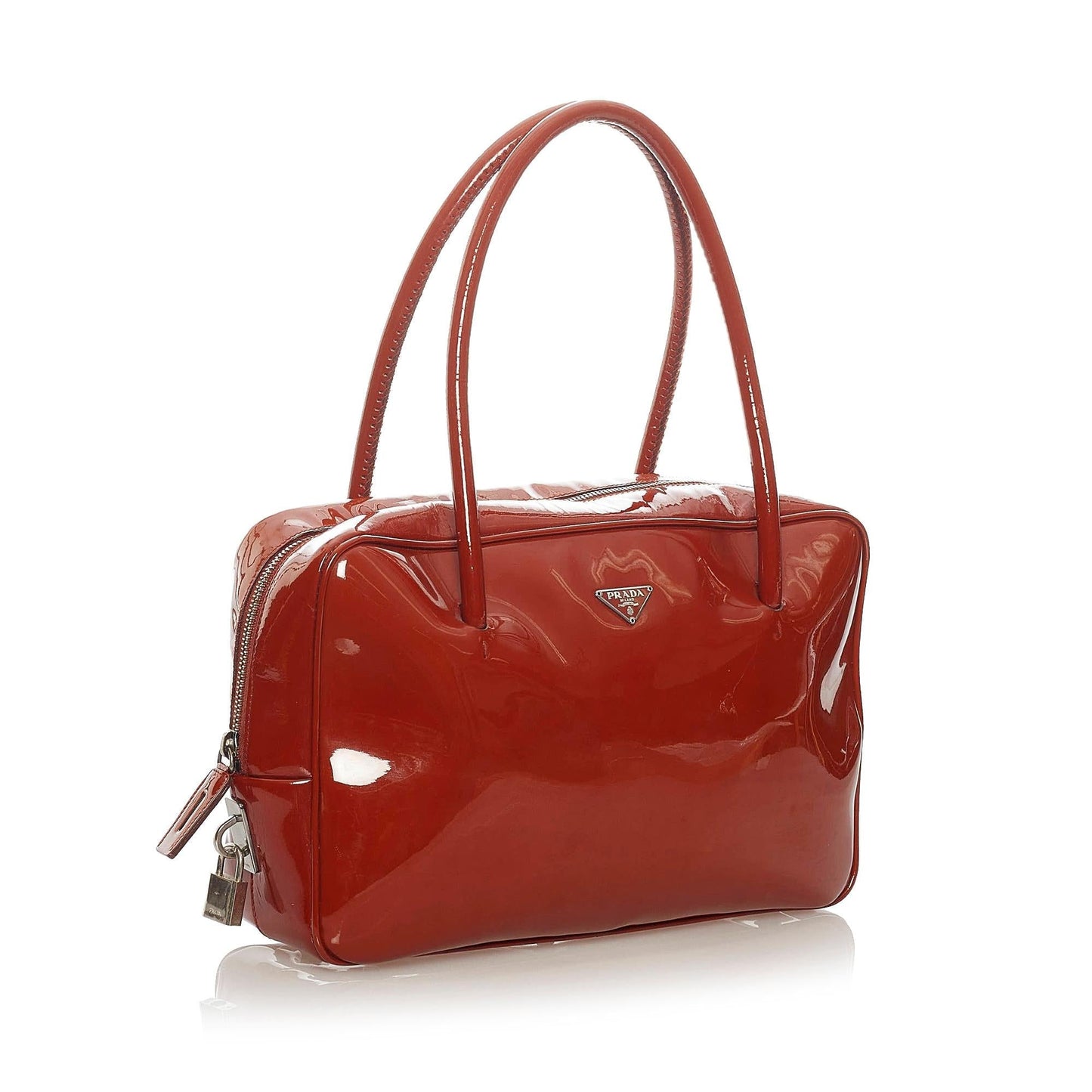 Prada Vernice Handbag (SHG-32911)