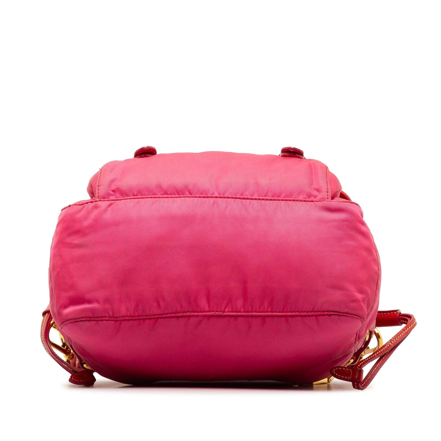 Prada Vernice Trimmed Tessuto Flap Crossbody (SHG-OWVl3m)
