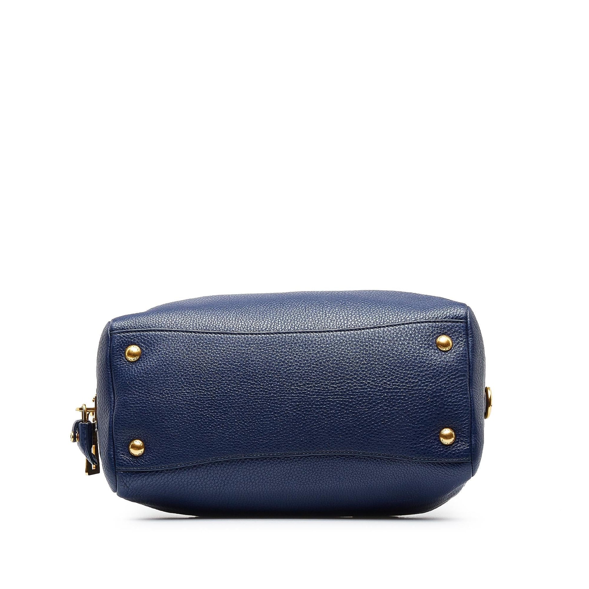Prada Vitello Daino Bauletto (SHG-wohSJP) Luxury Handbag