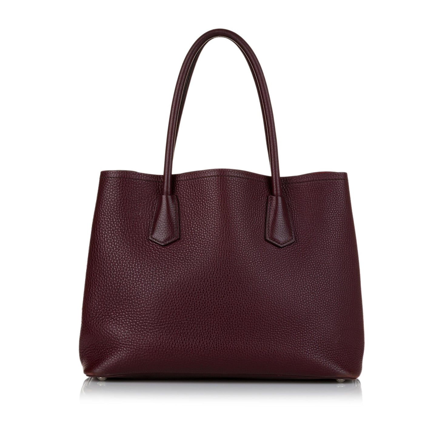 Prada Vitello Daino Cuir Double Satchel (SHG-33792)