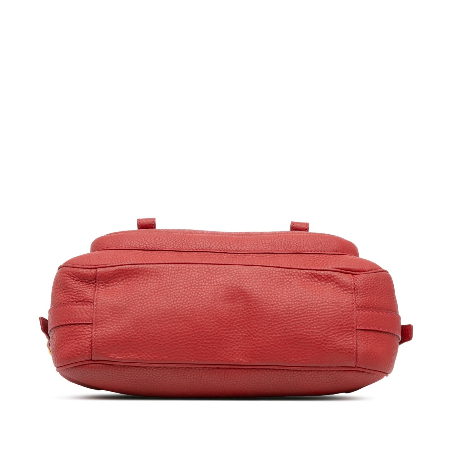 Prada Vitello Daino Double Buckle Messenger Bag