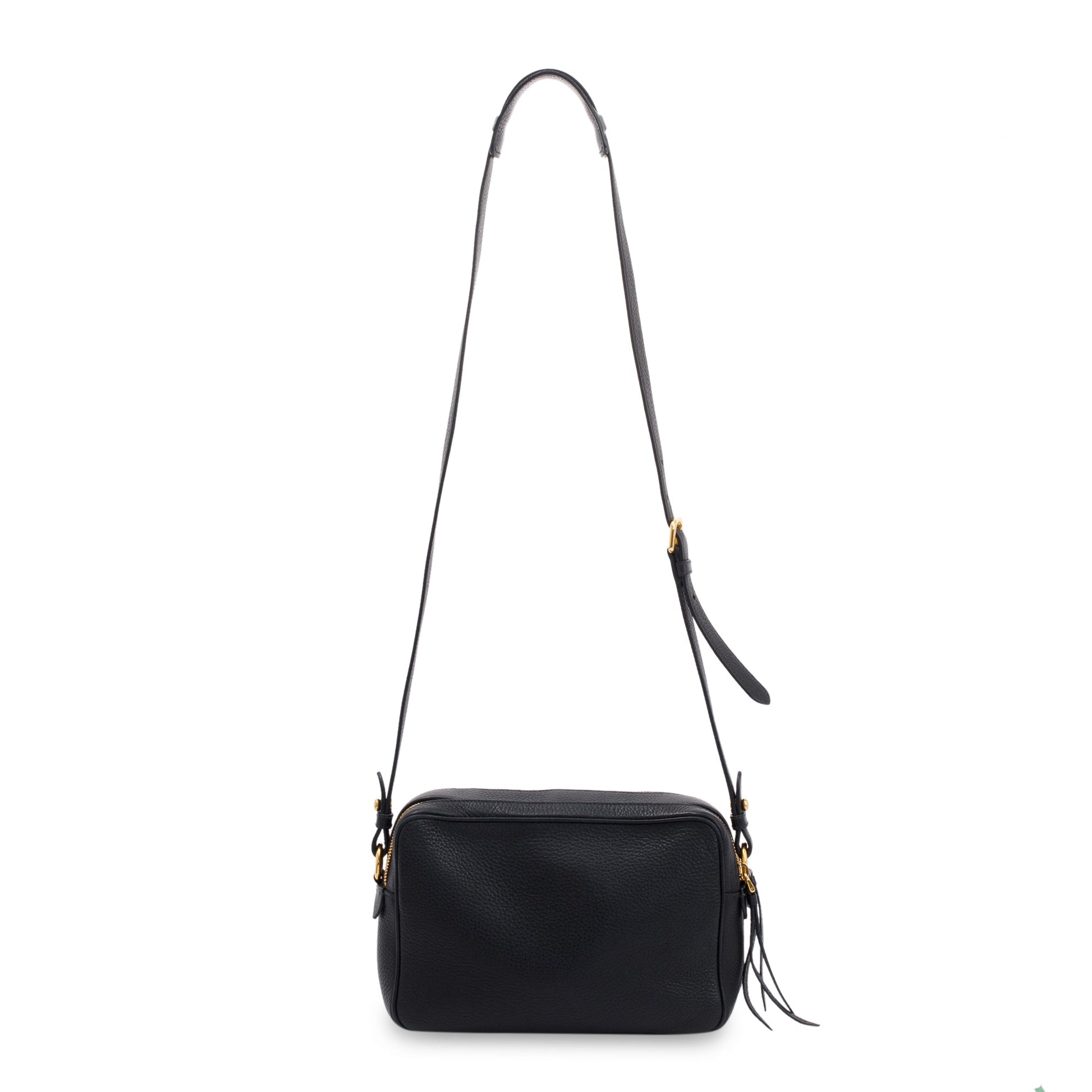 Prada Vitello Daino Double Zip Camera Bag