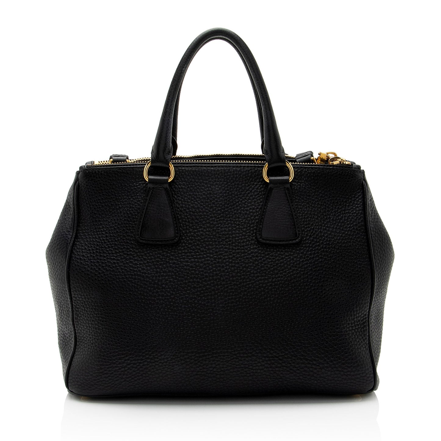 Prada Vitello Daino Double Zip Medium Tote (SHF-Ve4tnw)