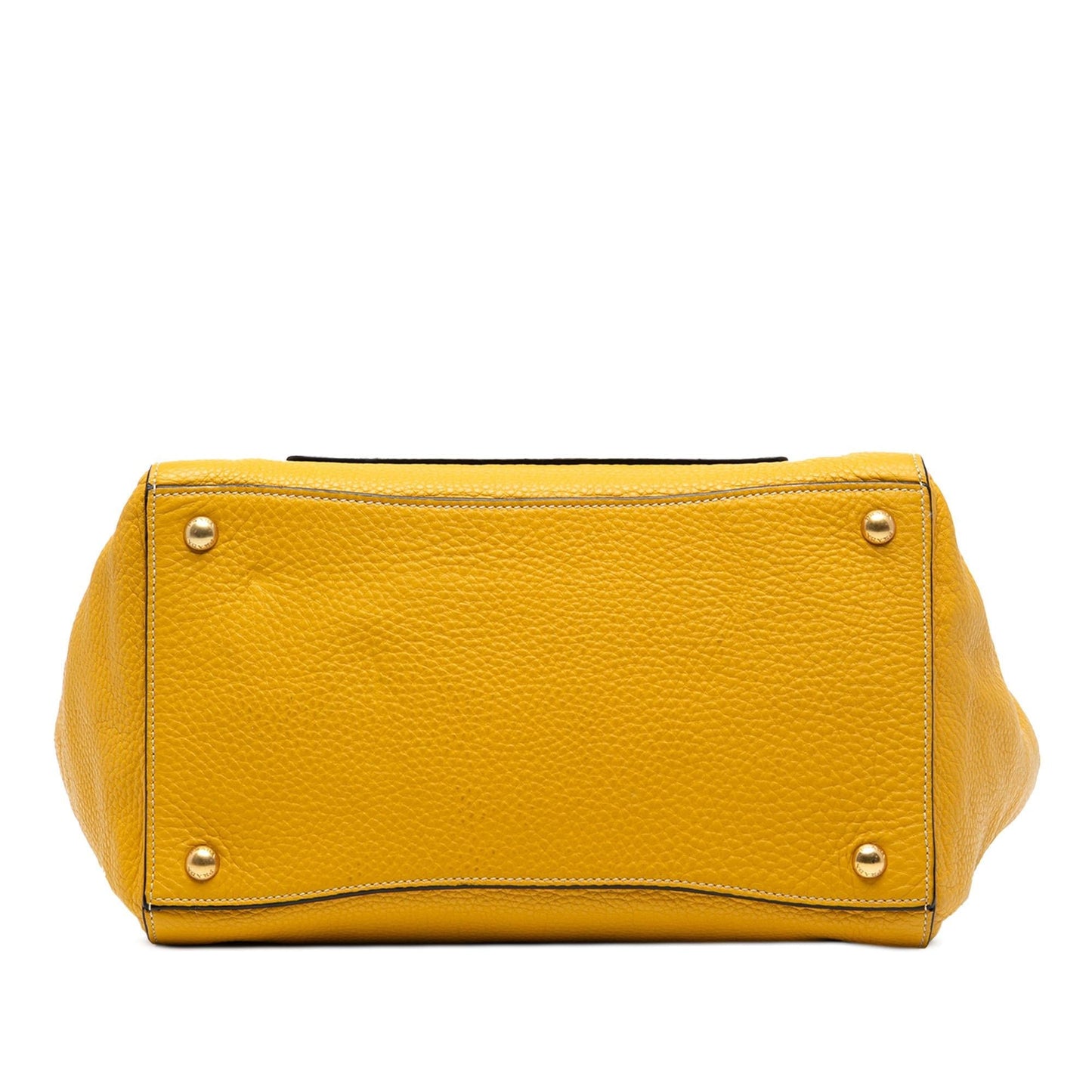 Prada Vitello Daino Front Pocket Open Convertible Tote
