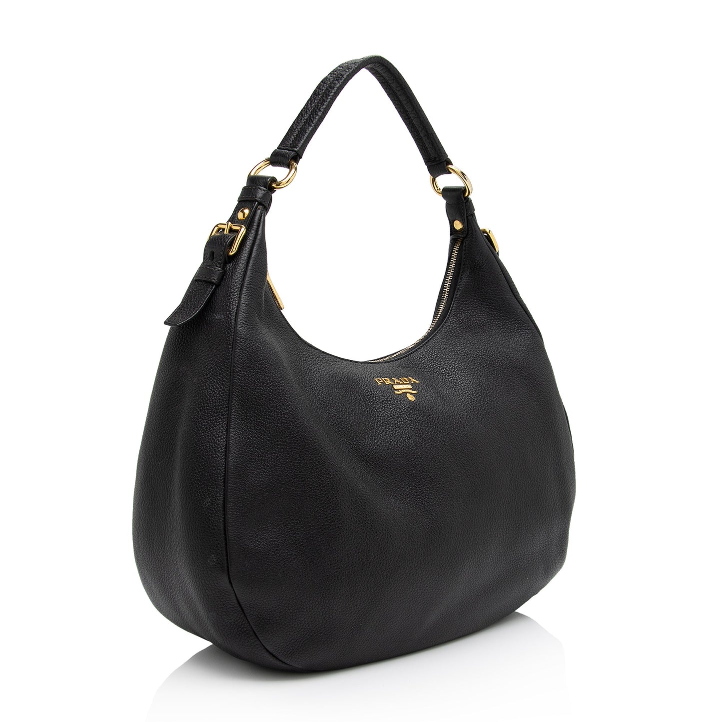 Prada Vitello Daino Hobo (SHF-8TqpVF)