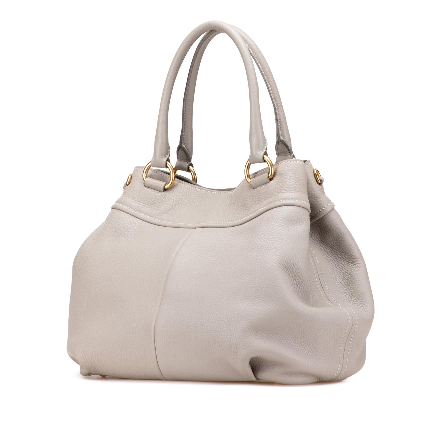 Prada Vitello Daino Open Convertible Tote