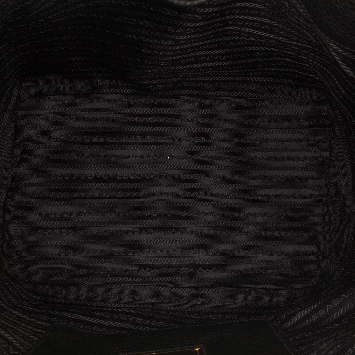 Prada Vitello Daino Open Convertible Tote