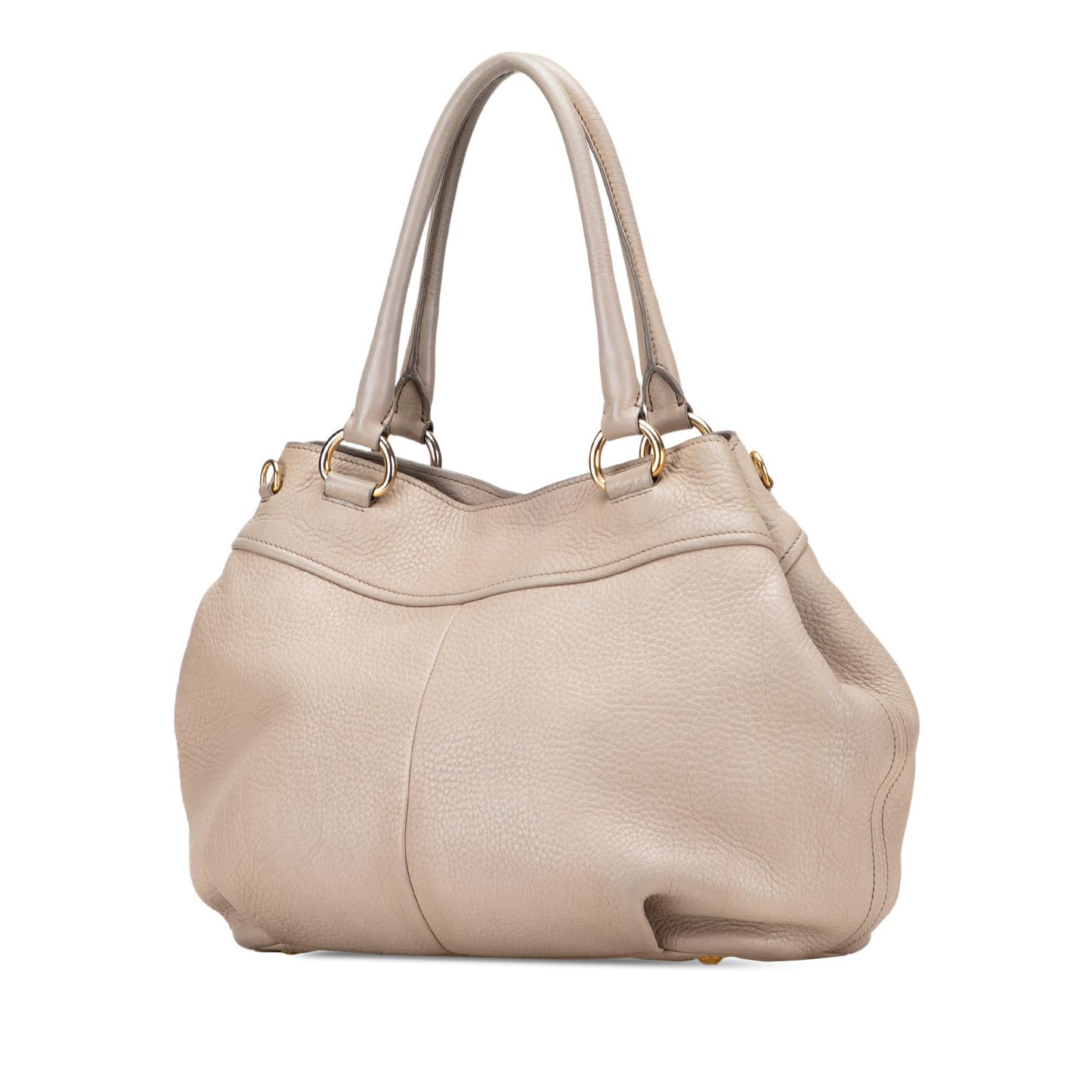 Prada Vitello Daino Open Convertible Tote