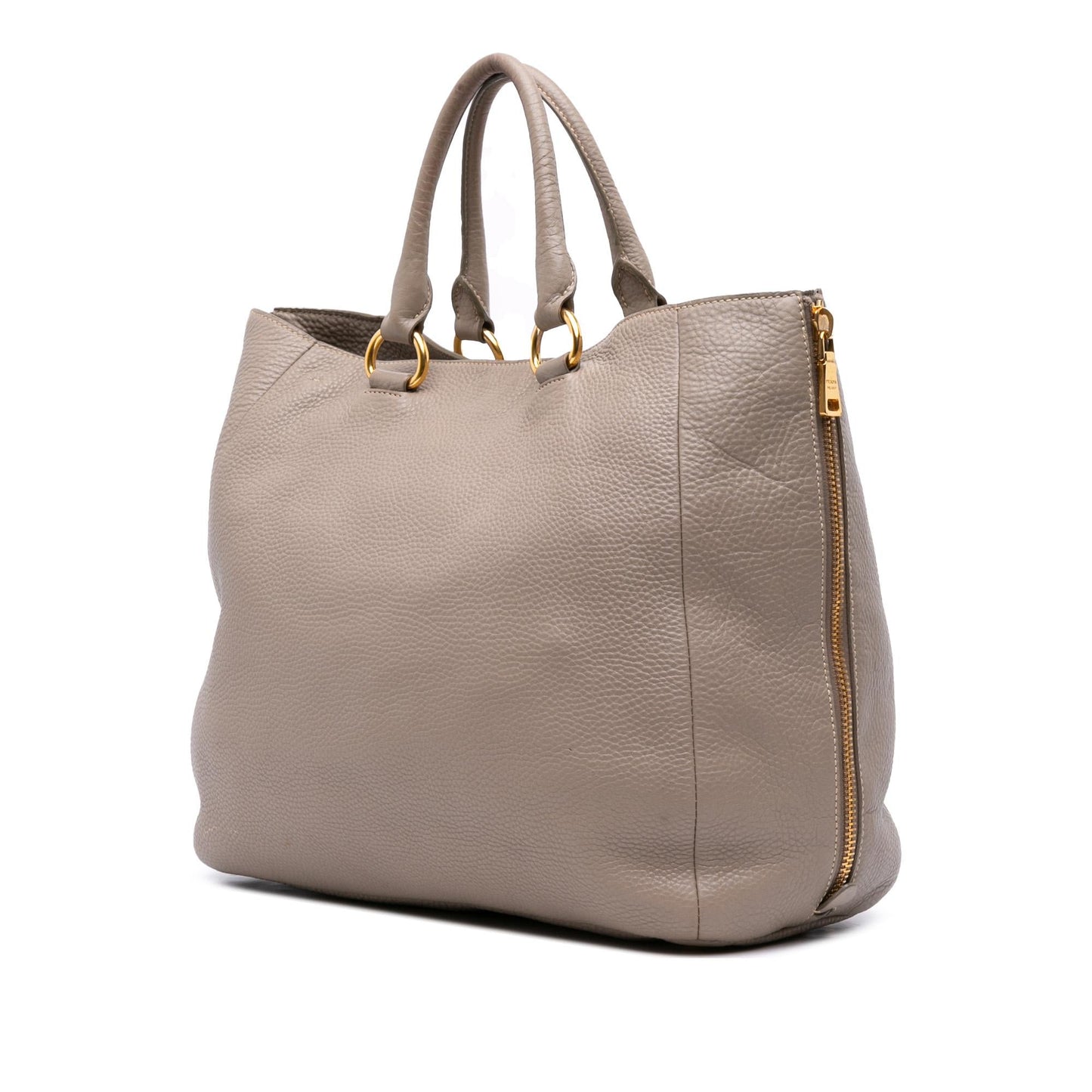 Prada Vitello Daino Open Convertible Tote