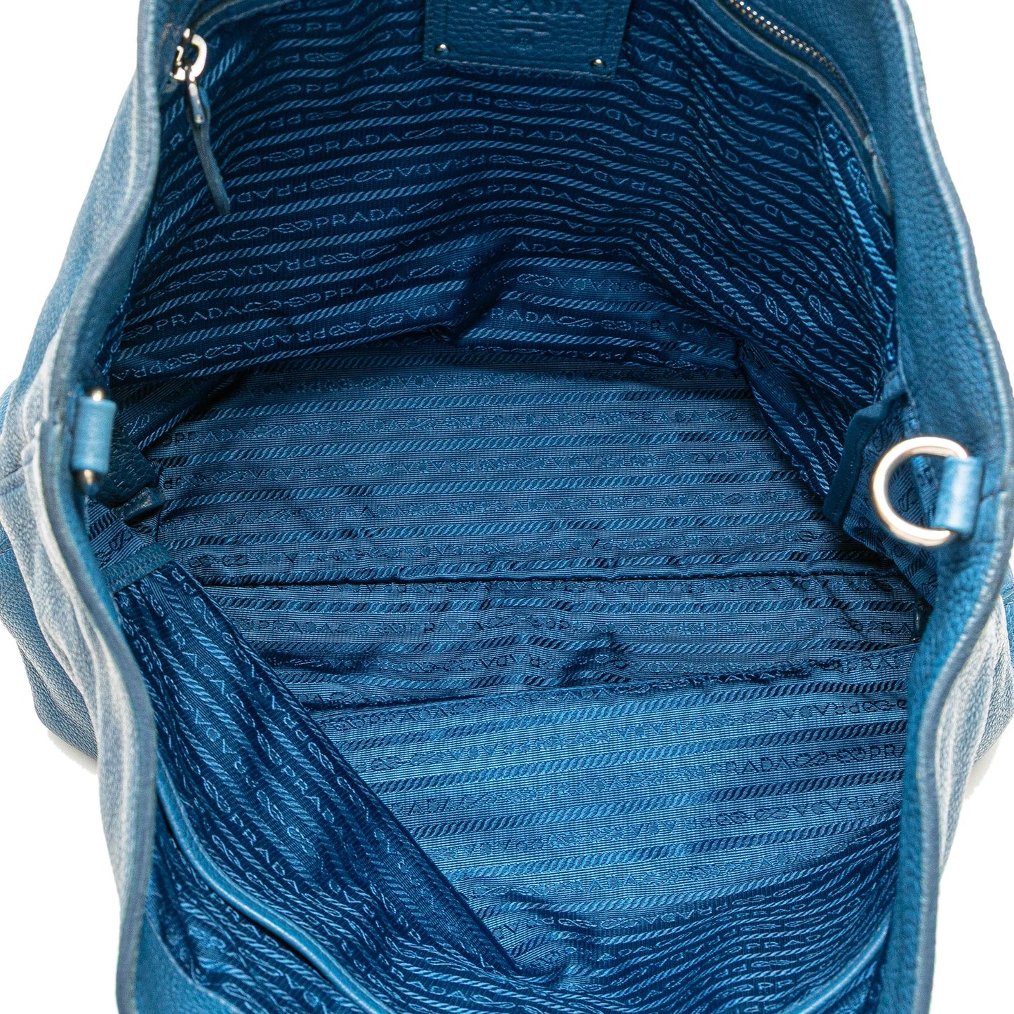 Prada Vitello Daino Open Convertible Tote