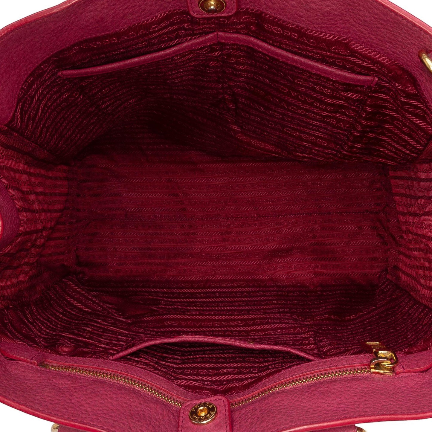 Prada Vitello Daino Open Convertible Tote