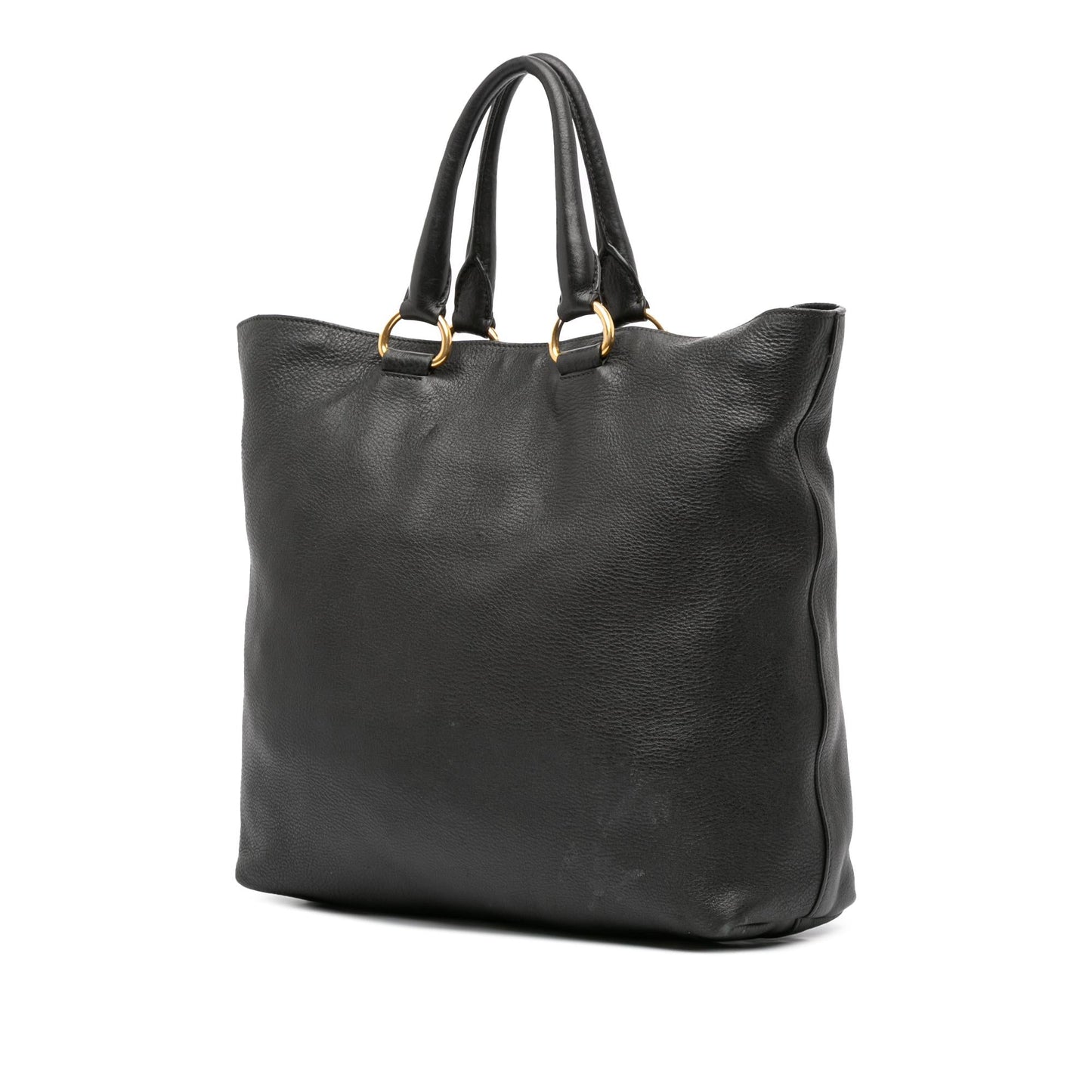 Prada Vitello Daino Open Convertible Tote